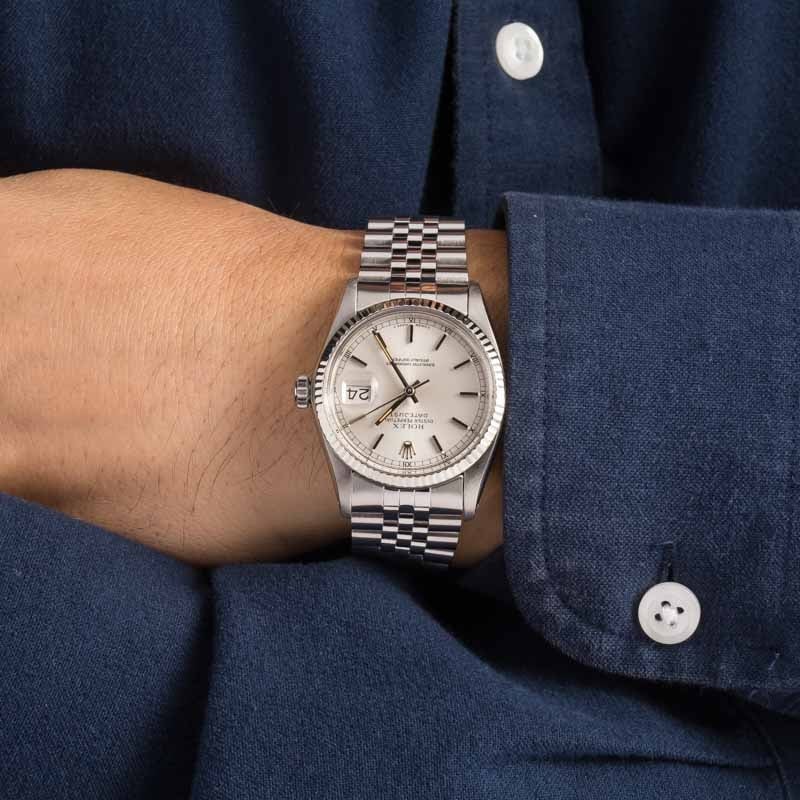 Rolex Datejust 16014 Silver Dial