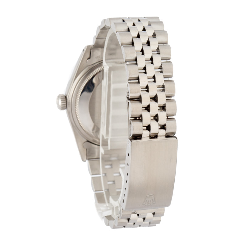 Rolex Datejust 36 16014 Silver Linen Dial