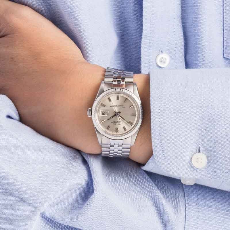 Rolex Datejust Ref 1603 Silver Dial