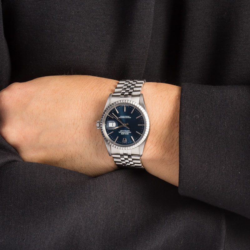 Used Rolex Datejust 16030 Blue Dial