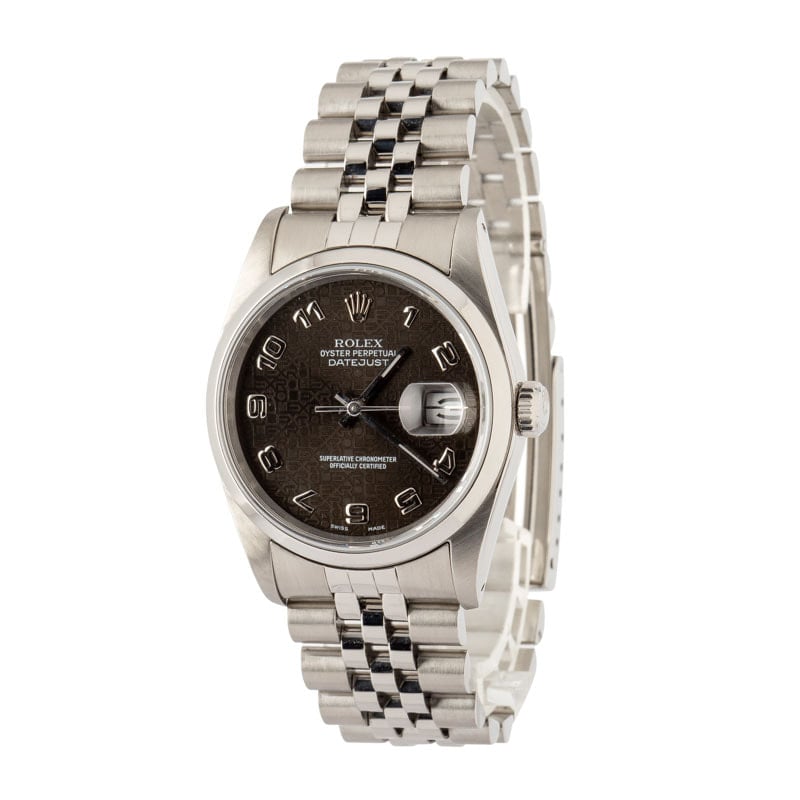 Rolex Datejust ref 16200 Black Jubilee Dial