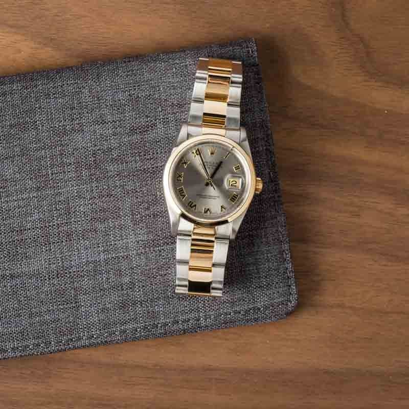 Rolex Datejust 16203 Slate Roman Dial