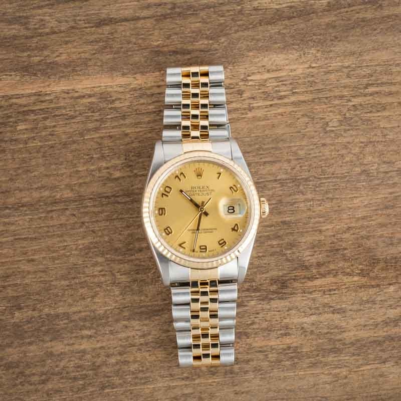 Rolex Datejust 36 16233 Champagne Dial