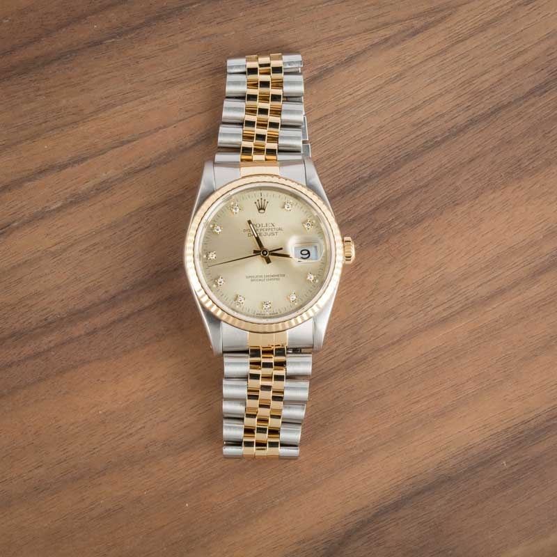 Rolex Datejust 16233 Diamond Dial