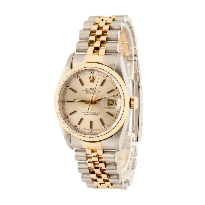 Rolex Datejust 16233 Silver Dial