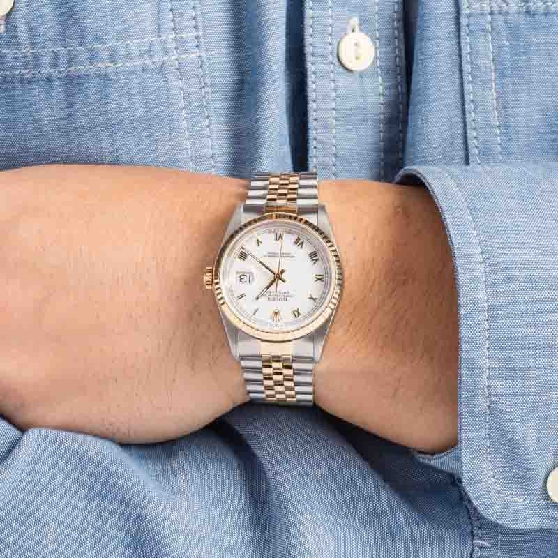 Rolex Datejust 16233 White Dial