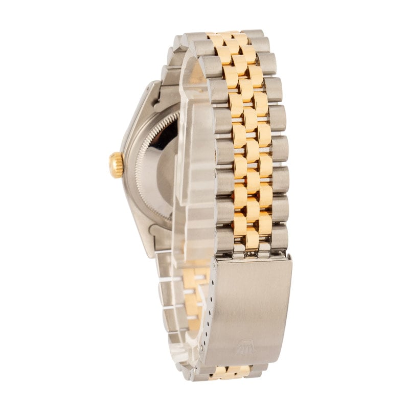 Rolex Datejust Ref 16233 Champagne Index Dial