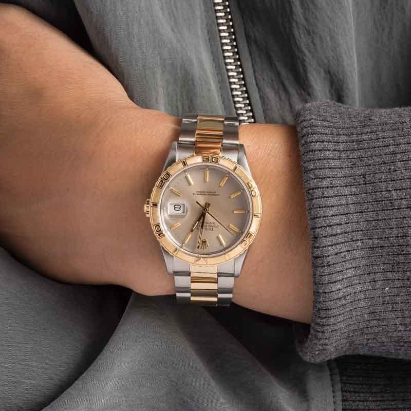 Pre-Owned Rolex Thunderbird Datejust 16263 Turn-o-Graph Bezel