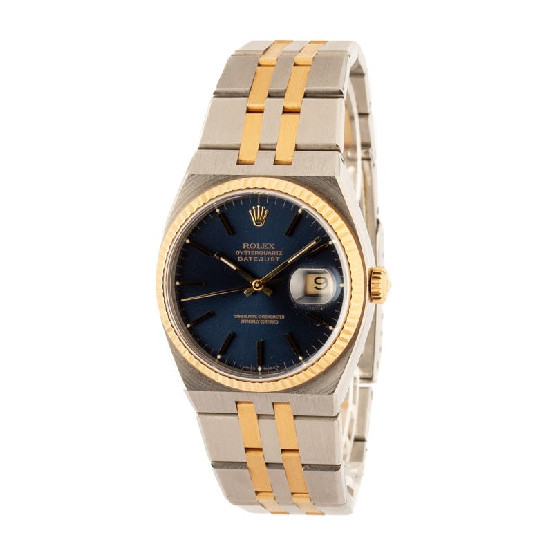 Rolex Datejust OysterQuartz Ref 17013 Blue Dial