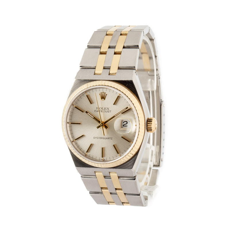Rolex Datejust OysterQuartz Ref 17013 Silver Dial