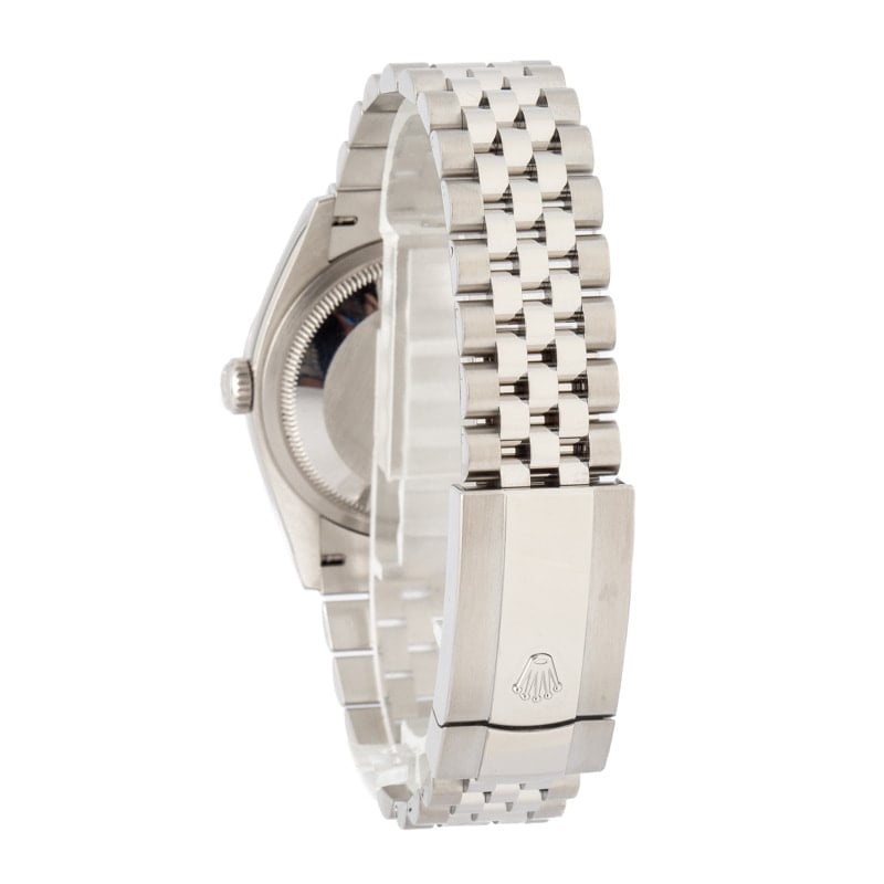 Rolex Datejust Ref 126200 White Roman Dial