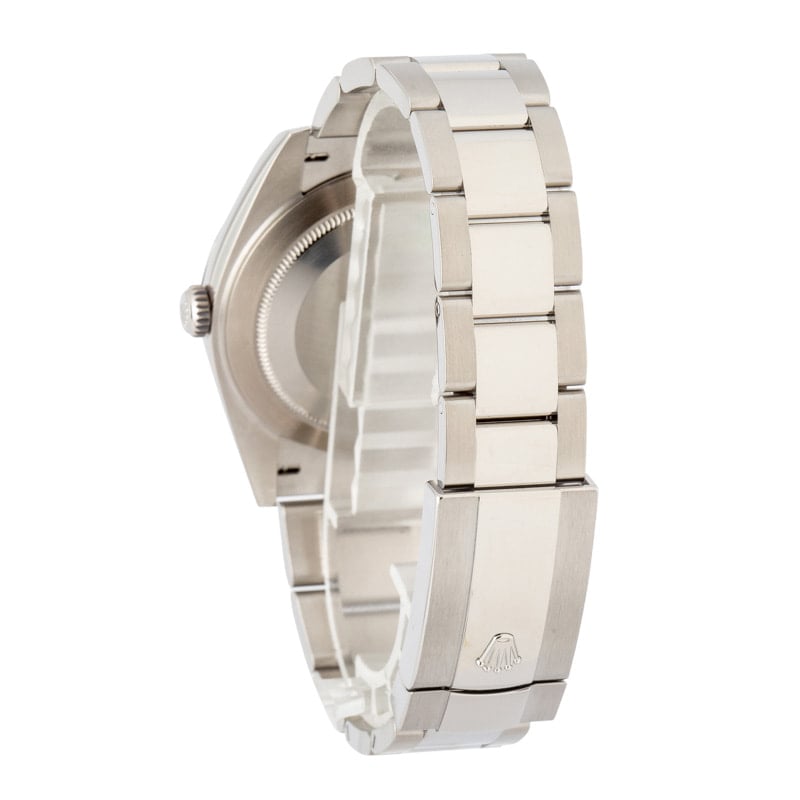 Pre-owned Rolex Datejust 41 Ref 126300 Green Dial