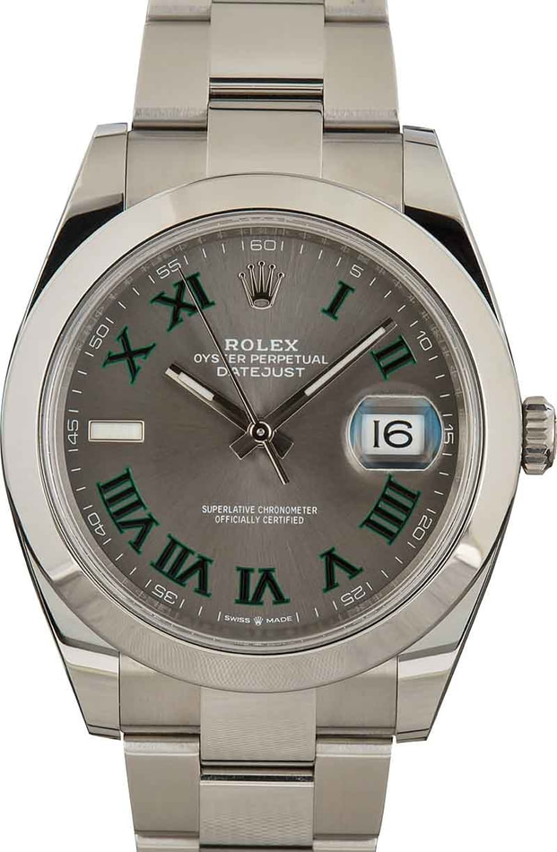 Rolex Datejust 41 Ref 126300 Roman Dial