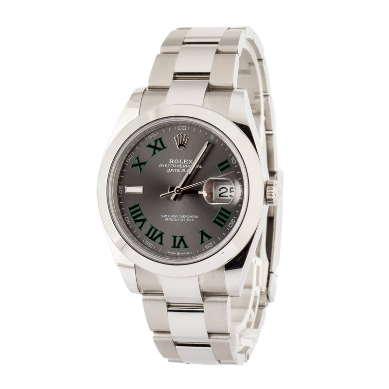 Rolex Datejust 126300 41 ref 126300 Wimbledon Dial