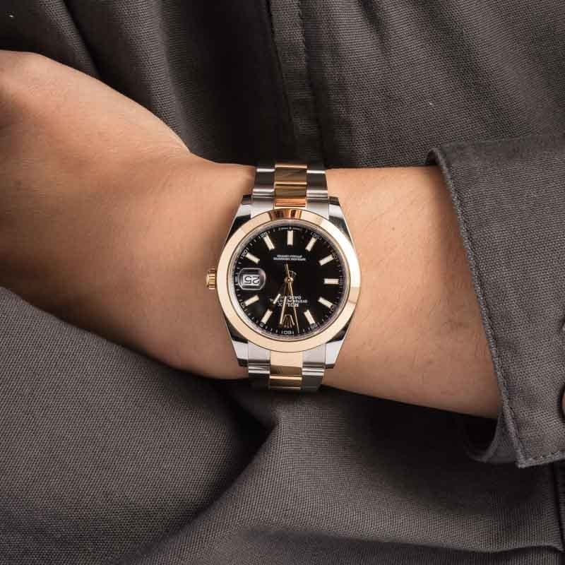 Pre-Owned Rolex Datejust 41 126303 Black Dial