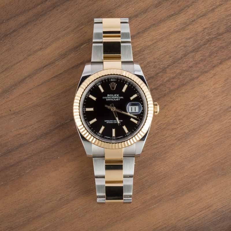 Rolex Datejust 41 Ref 126333 Black Dial