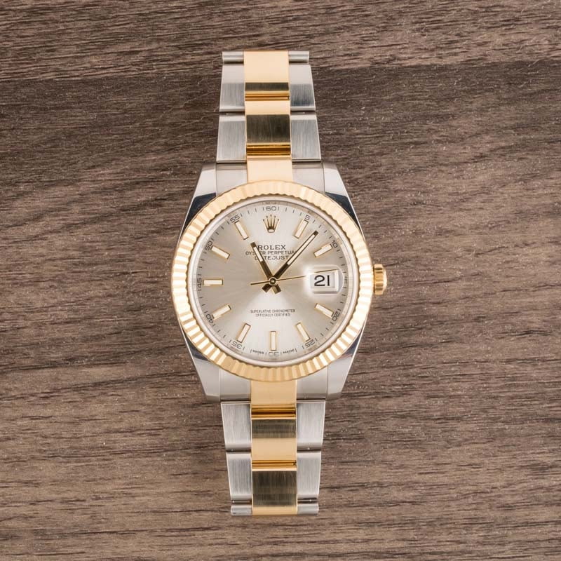 Pre-Owned Rolex Datejust 126333 Silver Luminous Dial