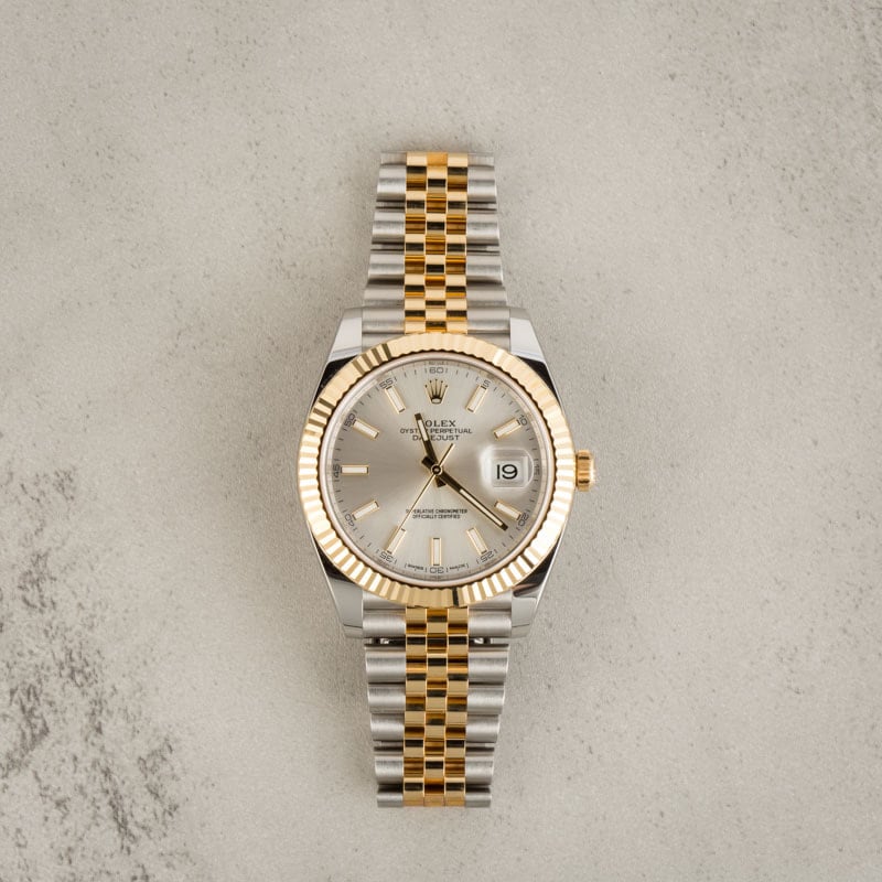 Rolex Datejust 41 Ref 126333 Silver Dial