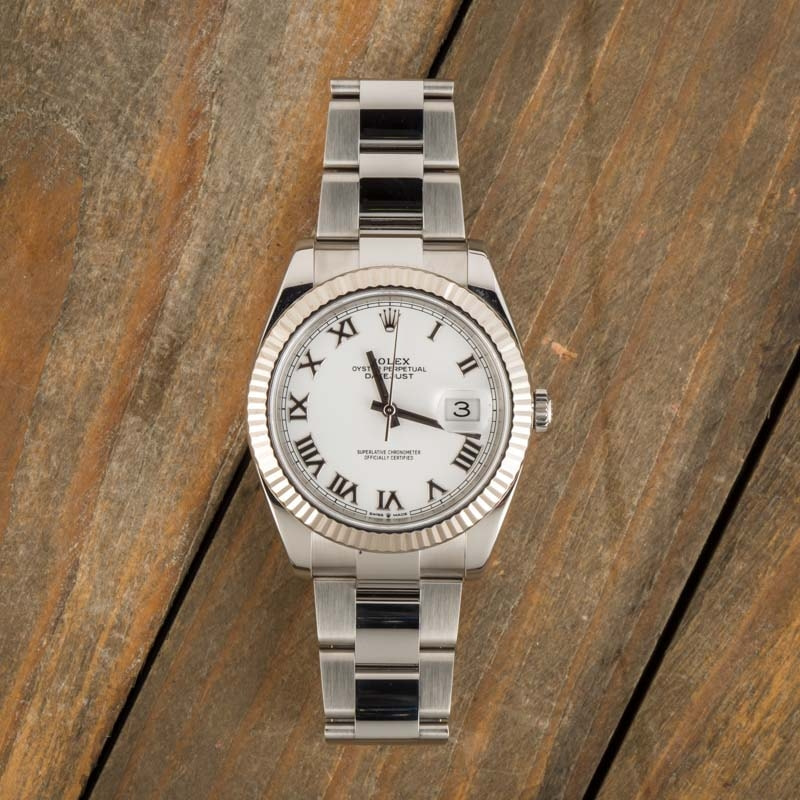 Pre-Owned Rolex Datejust 41 Ref 126334 White Dial