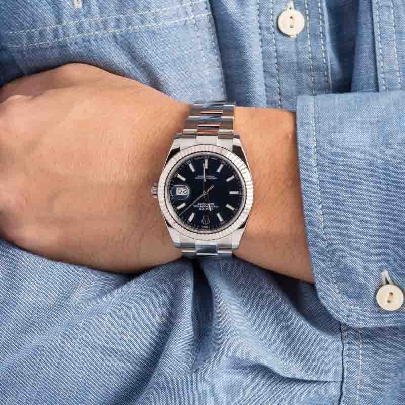 Rolex Datejust 41 Ref 126334 Blue Chromalight Dial