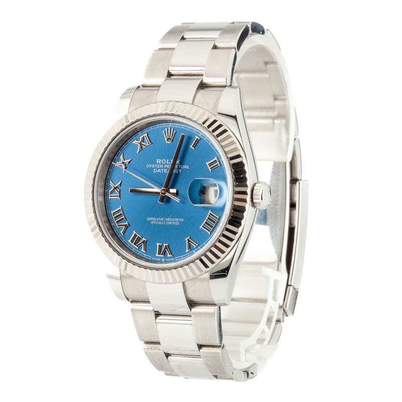 Rolex Datejust 41 126334 Blue Roman Dial