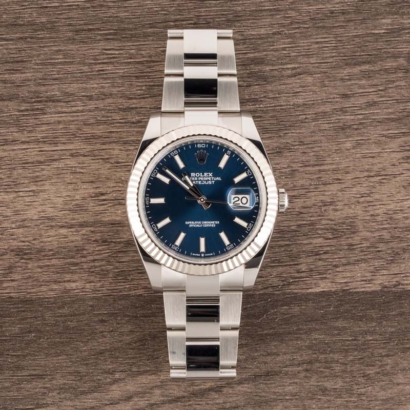 Pre-Owned Rolex Datejust 41 Ref 126334 Blue Dial