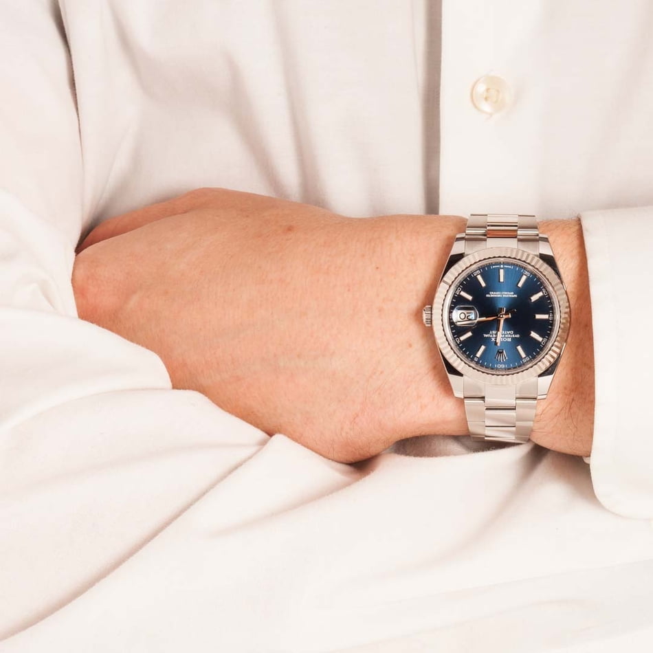 Pre-Owned Rolex Datejust 41 Ref 126334 Blue Dial