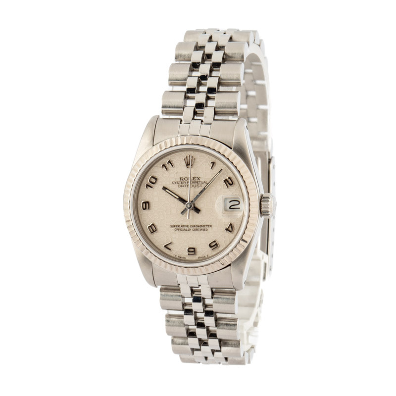 Rolex Datejust White Jubilee Dial 68274