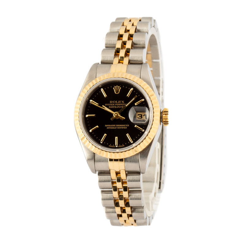 Rolex Lady Datejust 69173 Black Index Dial