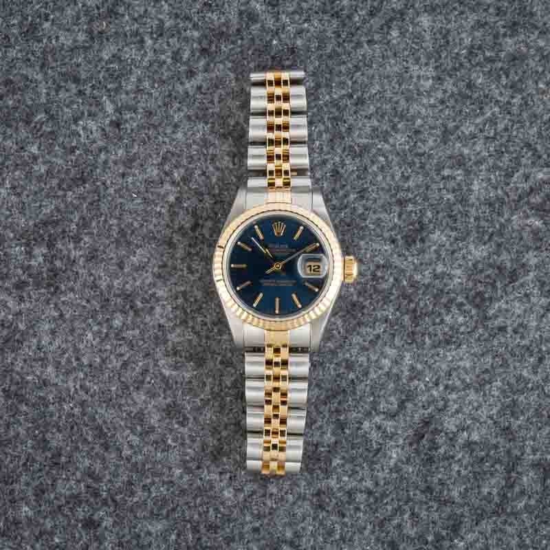 Datejust Lady Rolex 69173 Blue Dial