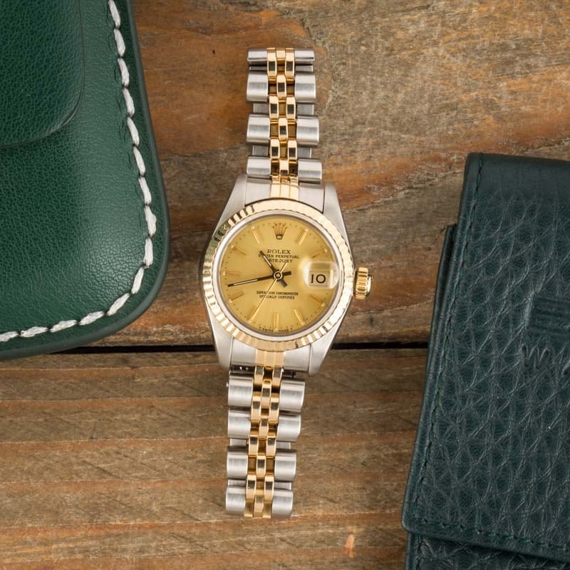 Ladies Rolex Datejust 69173 Gold & Steel