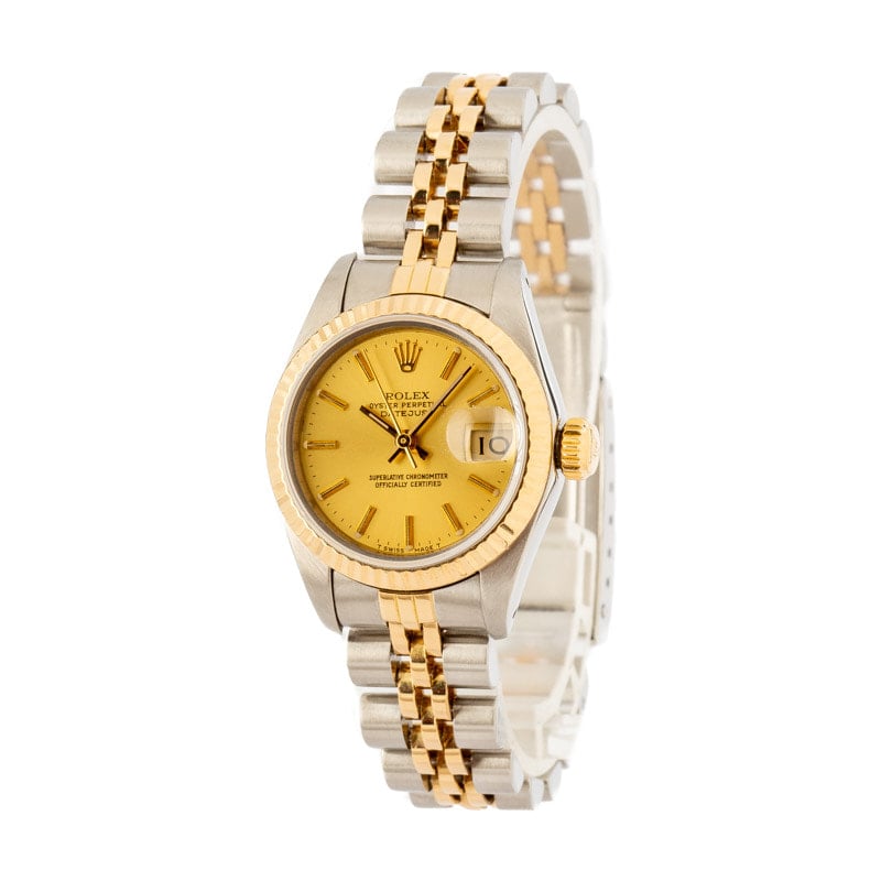 Ladies Rolex Datejust 69173 Gold & Steel
