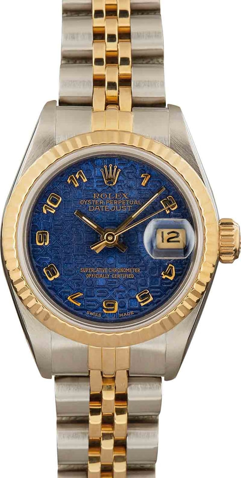 Rolex Lady Datejust 69173 Blue Dial