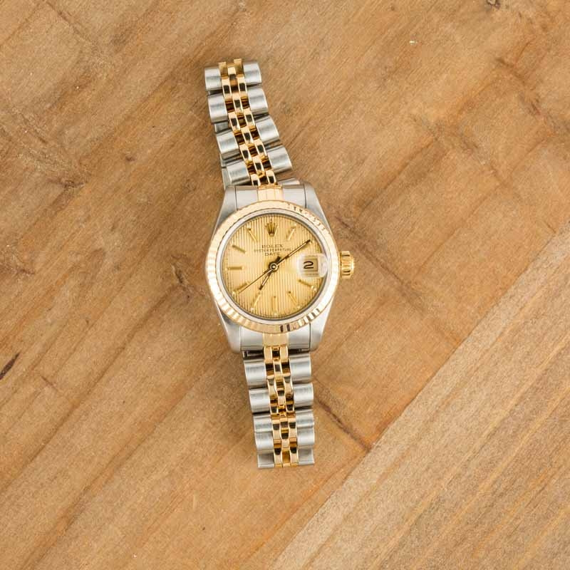 Used Rolex Datejust 69173 Tapestry Dial
