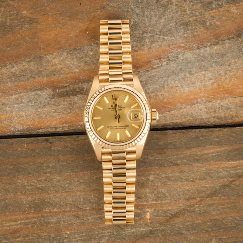 Rolex Ladies President 69178 Champagne