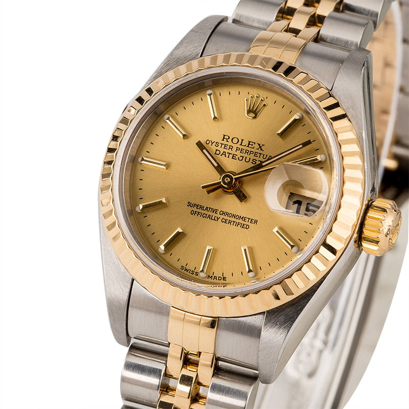 PreOwned Rolex Datejust 79173 Champagne Dial