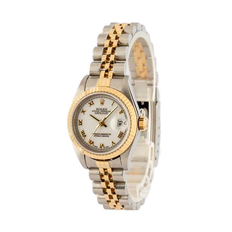 Ladies Rolex Datejust 79173 White