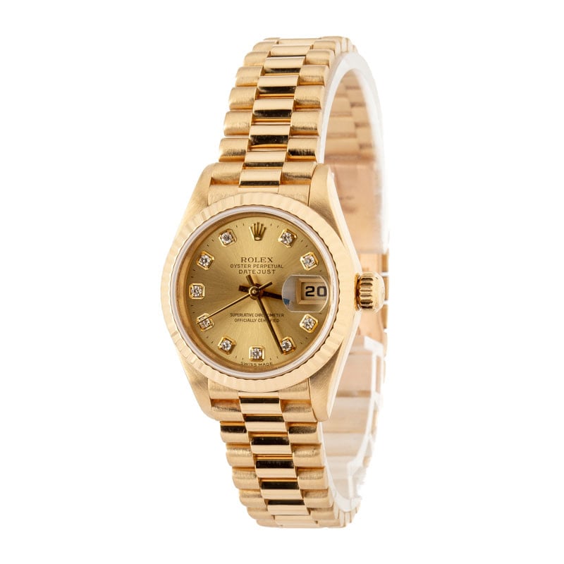 Lady Rolex Datejust 79178 18k Yellow Gold