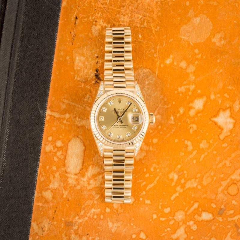 Ladies Rolex President 79238 18k Yellow Gold