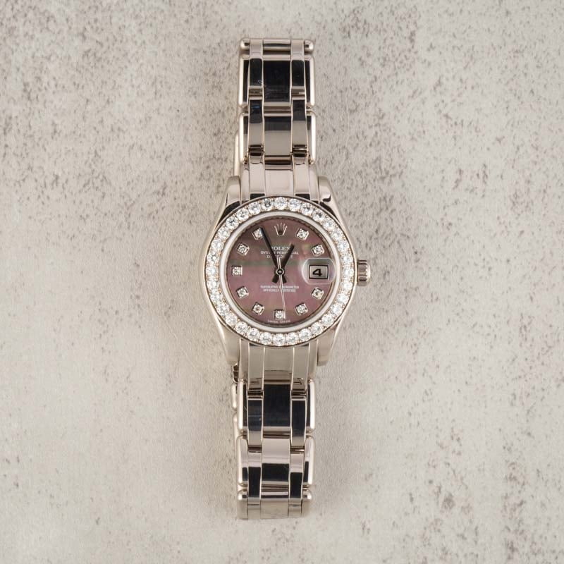 Ladies Rolex Datejust 80299 Pearlmaster