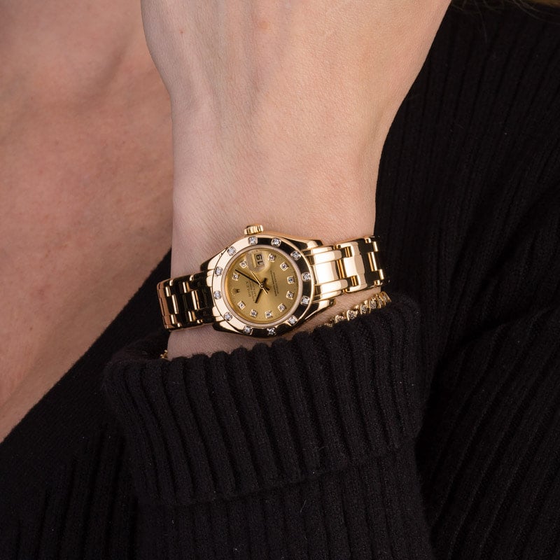 Rolex Pearlmaster 80318 18k Yellow Gold
