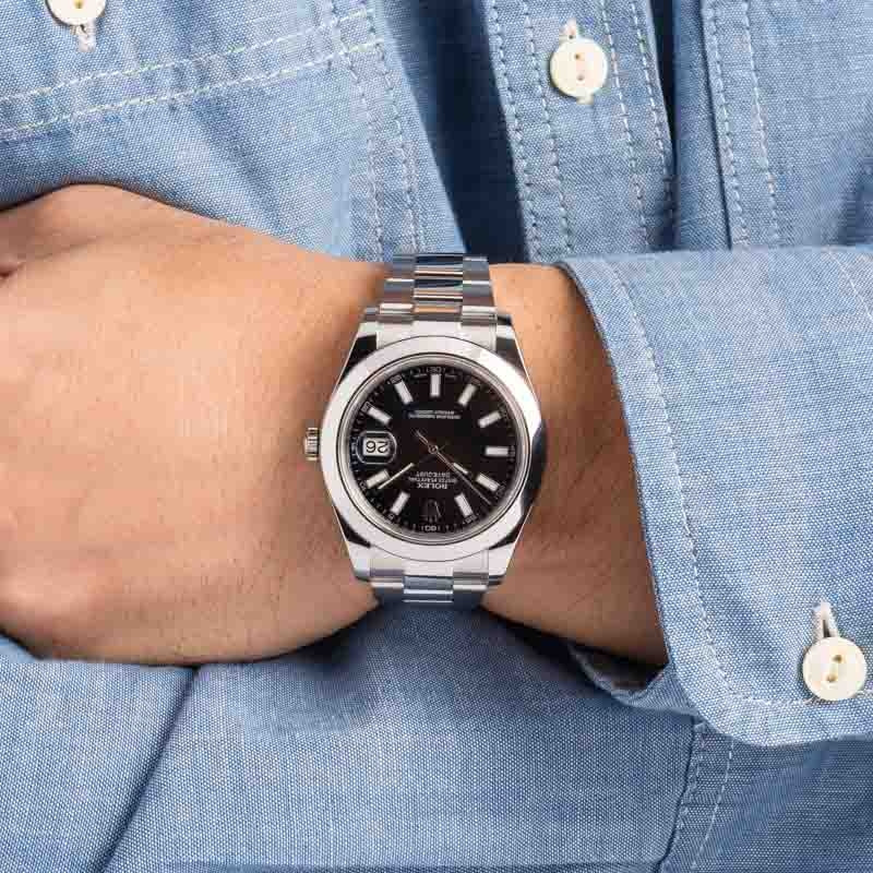 Rolex Datejust II ref 116300 Blue Dial Stainless Steel