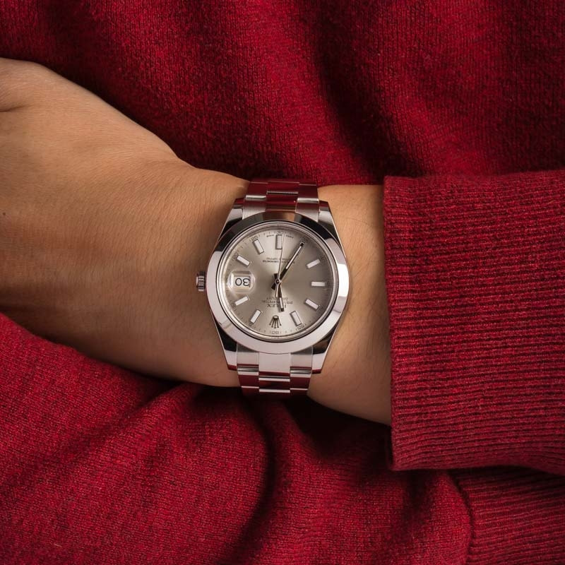 Buy Used Rolex Datejust II 116300 Bob s Watches Sku 168186