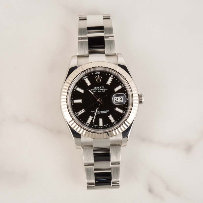 Rolex Datejust II 116334 Black Dial