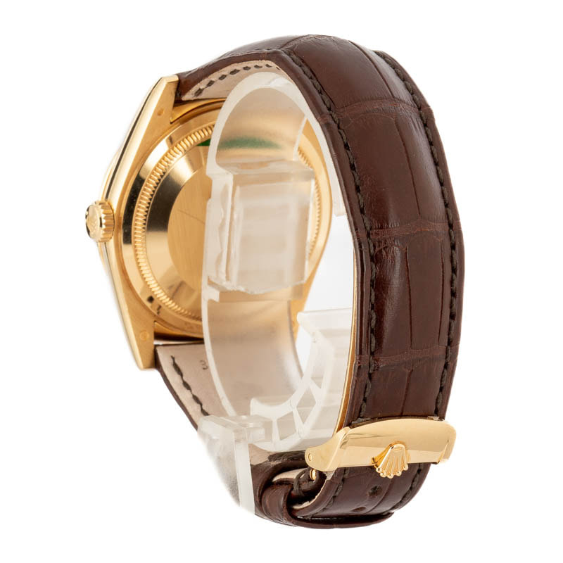 Rolex Day-Date 118138 18k Yellow Gold Silver Dial