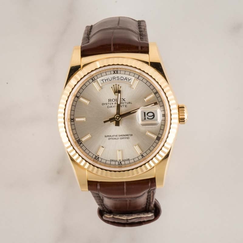Rolex Day-Date Ref 118138 18k Yellow Gold