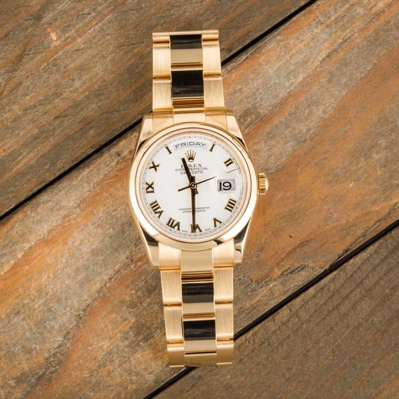 Pre-Owned Rolex Day-Date 118208 Oyster Bracelet