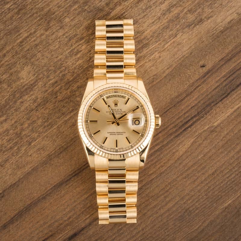 Rolex Day-Date 118238 Yellow Gold President