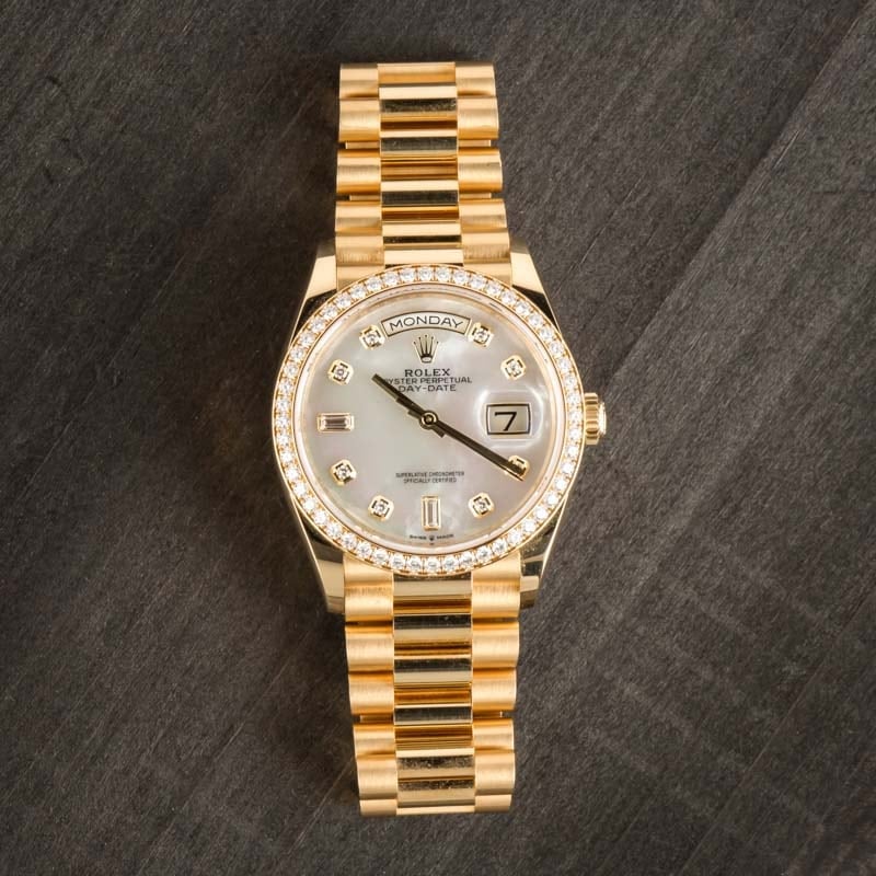 Rolex Day-Date 36 Ref 128348 18k Yellow Gold