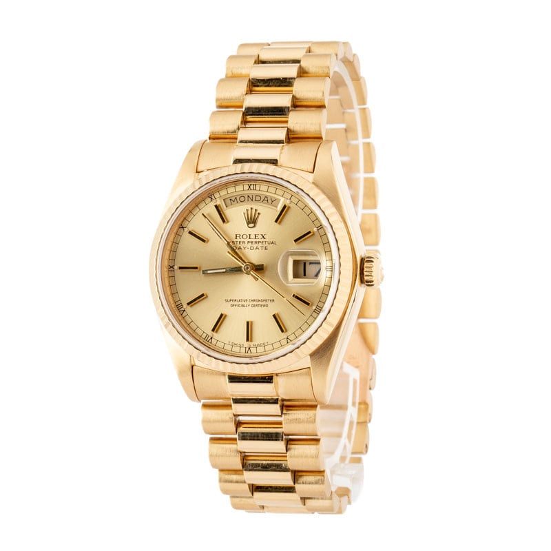 Rolex Day-Date Ref 18038 Champagne Dial